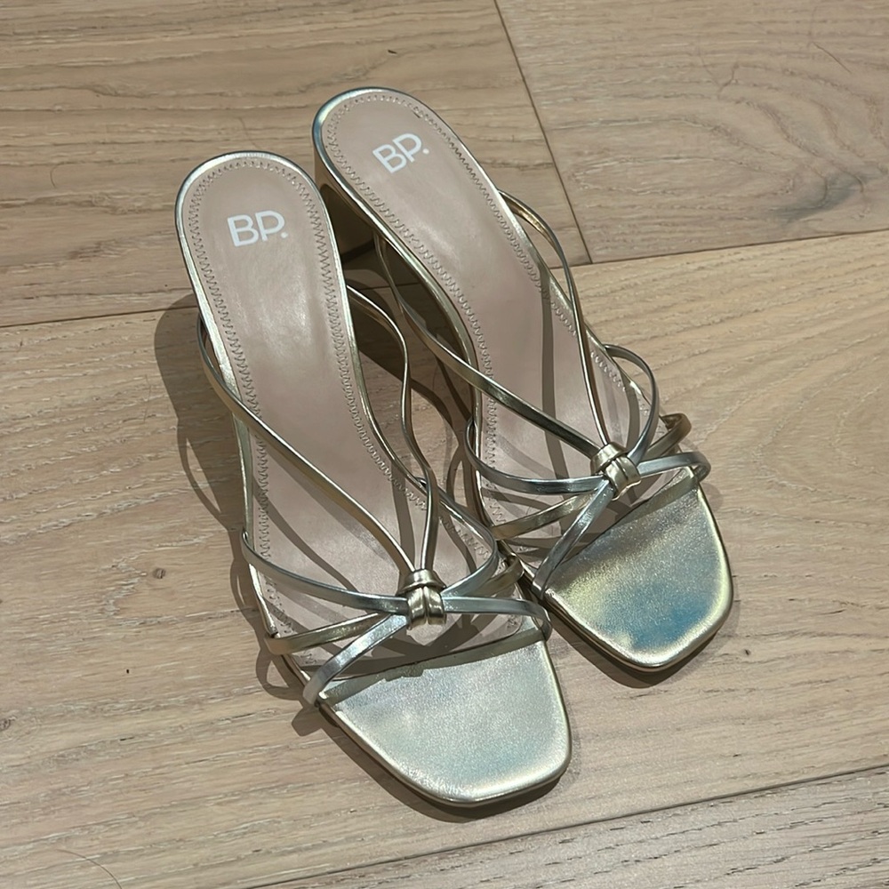 Gold BP little heels